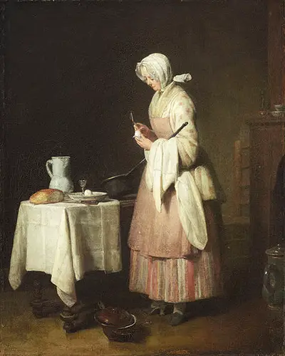 The Attentive Nurse Jean-Baptiste-Simeon Chardin